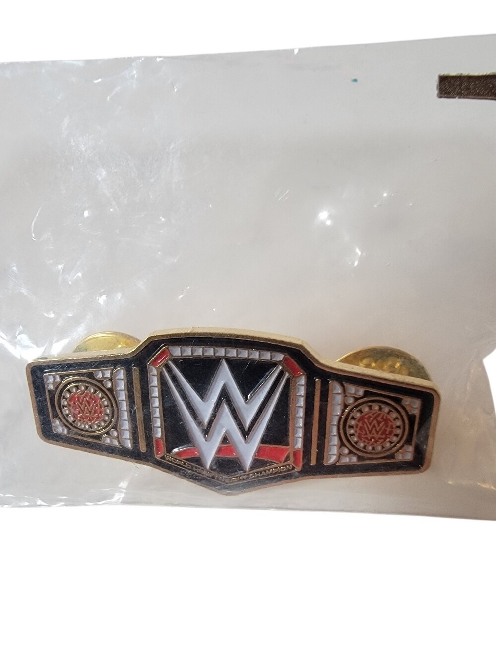WWE Championship Title Belt Enamel Collectible Lapel Pin New Sealed